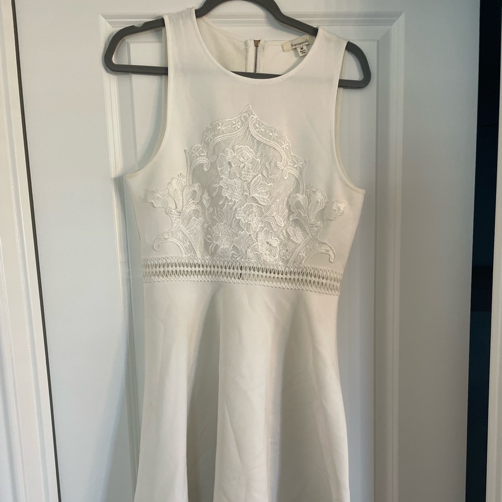 Francescas white dress